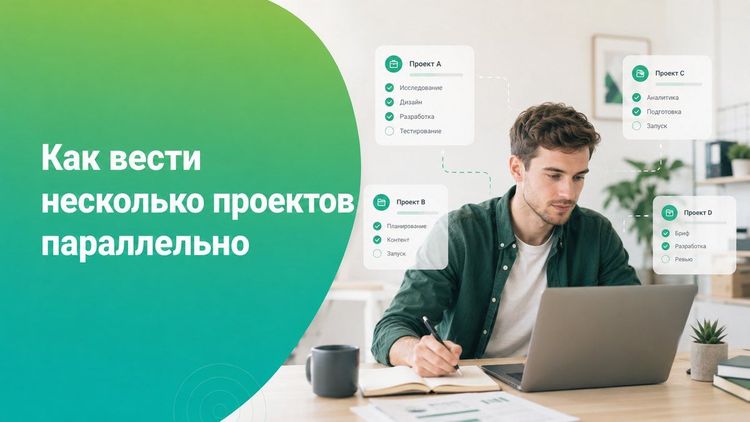 Многозадачность в проектах: как вести несколько проектов параллельно